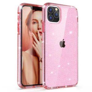 iPhone 11 Pro Max | Brillante transparente rosado