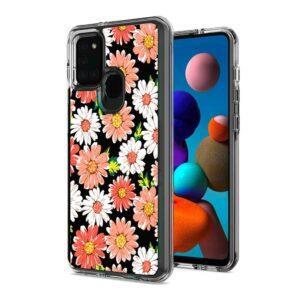 Samsung A21s| Protector doble capa margaritas