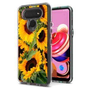 LG k50s |Protector doble capa girasoles