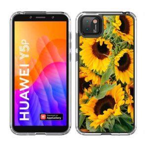 Huawei Y5P | Protector doble capa girasoles