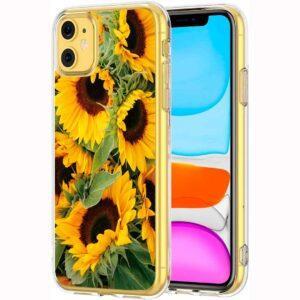 iPhone 11| Protector doble capa girasoles