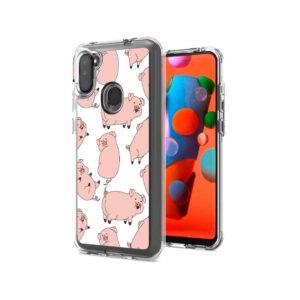 Samsung A11 | Protector doble capa cerdito