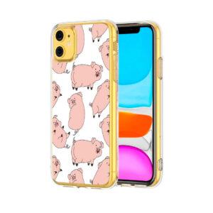 iPhone 11 | Protector doble capa cerdito
