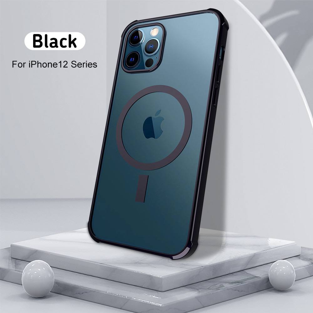 Cober Funda Para iPhone 12 Pro Max Protector De Pantalla De Vidrio Templado  Azul