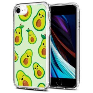 iPhone 7/8/SE 2020 |Protector doble capa mirror aguacate