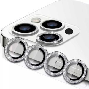 iPhone 12, 12 mini & 11 - Protector de vidrio circular brillante para lente de camara