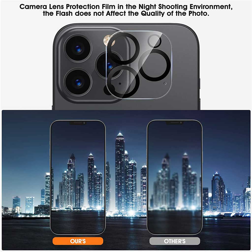 Película Cámara 3MK Protección Lente iPhone 13 Pro/Pro Max Azul