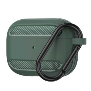 AirPods Pro - Estuche protector Fibra verde militar