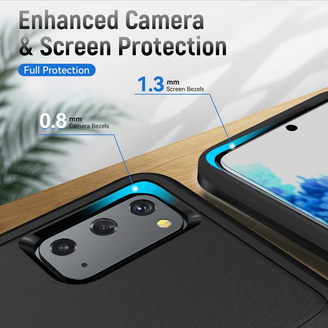 Funda para Xiaomi Redmi 10 4G, protección anticaídas y amortiguadora con  protector de pantalla para Xiaomi Redmi 10 4G / Redmi 10 2022, color negro