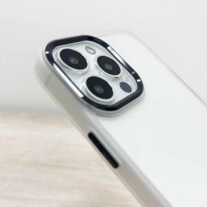 iPhone 13 Pro Max - Protector AirBag bumper serie unido color blanco