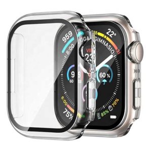 Apple Watch 38mm – Cover completo con protector de pantalla de vidrio templado, serie pureza