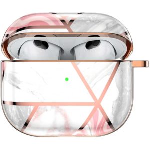 AirPods Pro - Protector completo marmol serie ginga classic rosa