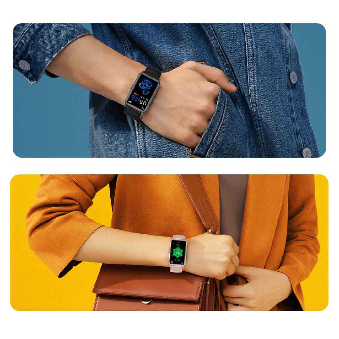 Smart Watch H86 - Accesorio de pulsera resistente al agua IP68 con pantalla  de 1,57 pulgadas, control del ritmo cardíaco, compatible con Android e iOs