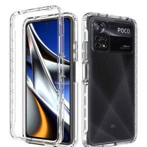 Xiaomi Poco X4 Pro - Protector transparente 2 en 1, serie crystal