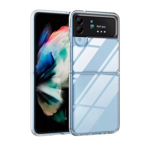 Samsung Z Flip 4 - Protector completo transparente a prueba de golpes