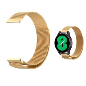 Watch serie 20mm – Banda milanesa dorada
