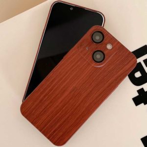 iPhone 13 - Protector elegante estilo madera