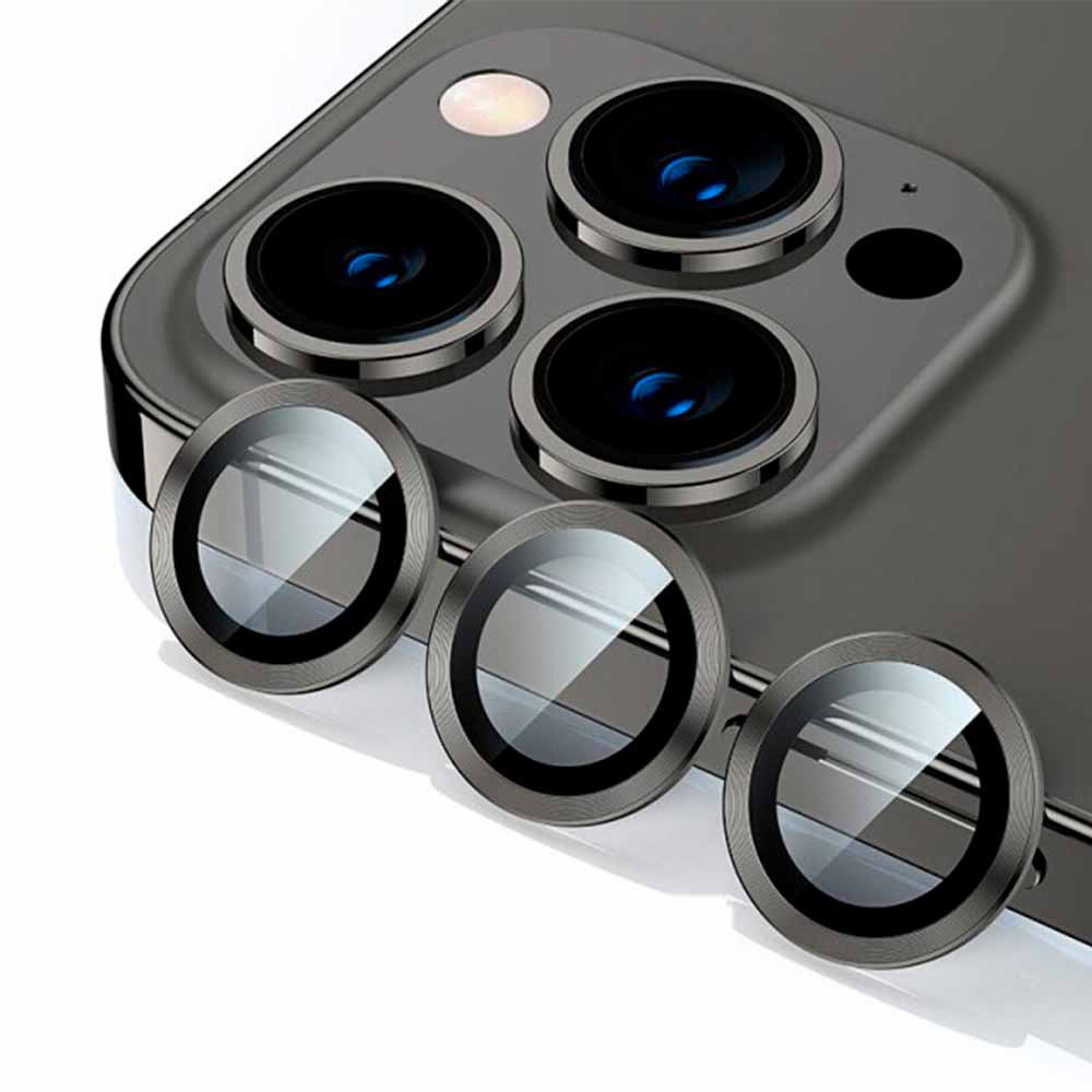 Protector de lente de cámara para iPhone 12 Pro, anillo protector de lente  de aleación de aluminio - azul pacífico, 2 piezas