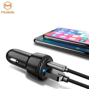 Cargador de vehículo Mcdodo doble puerto USB 38W USB tipo C