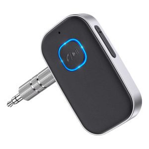 Receptor doble de audio Bluetooth 3.5 jack para auto (J22)