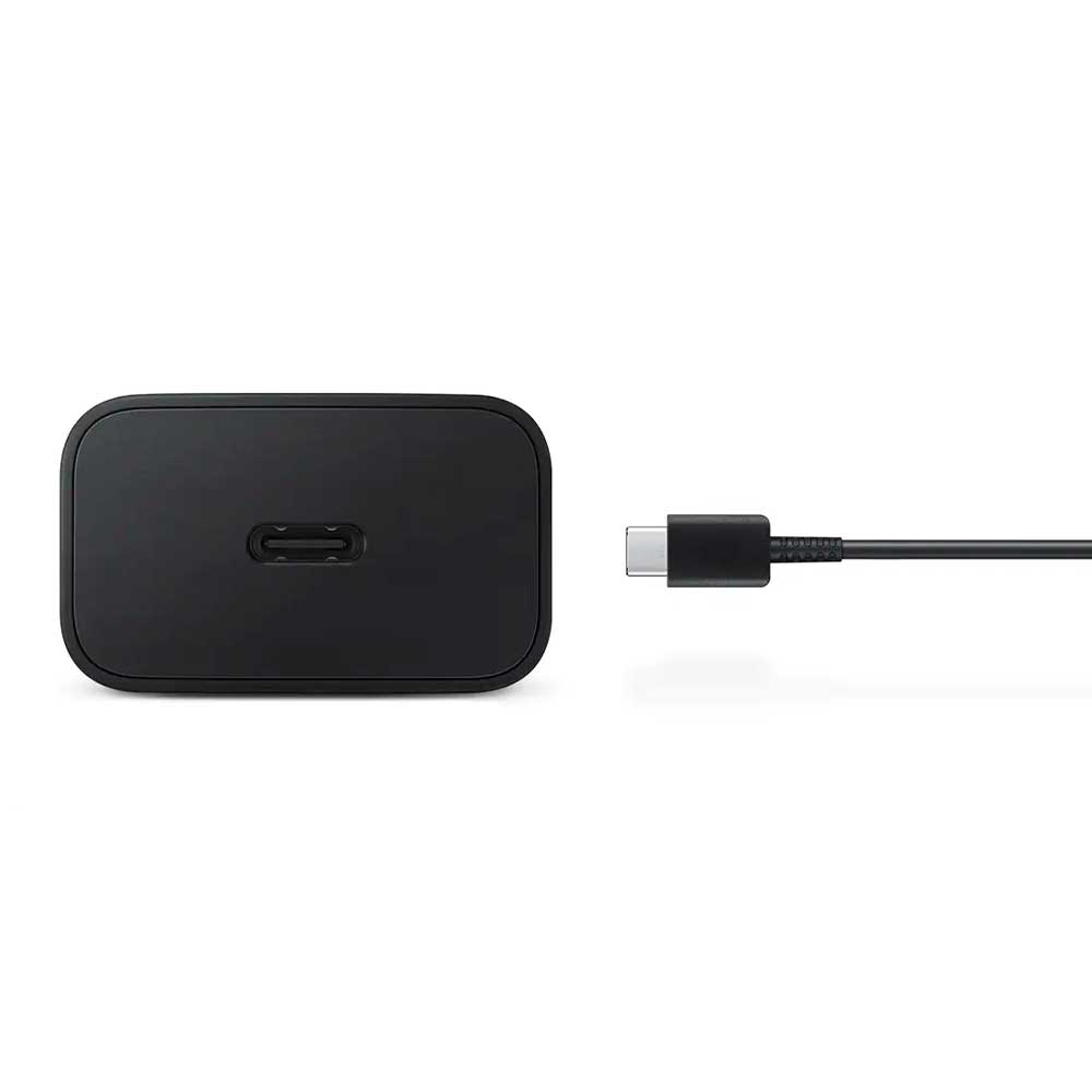 Cargador USB Samsung 45W 3A + Cable USB-C Black para Casa - EP