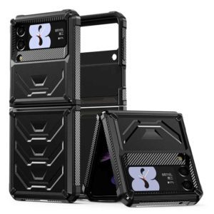 Samsung Z Flip 4 - Protector con soporte para boligrafo y proteccion de pantalla serie Duty