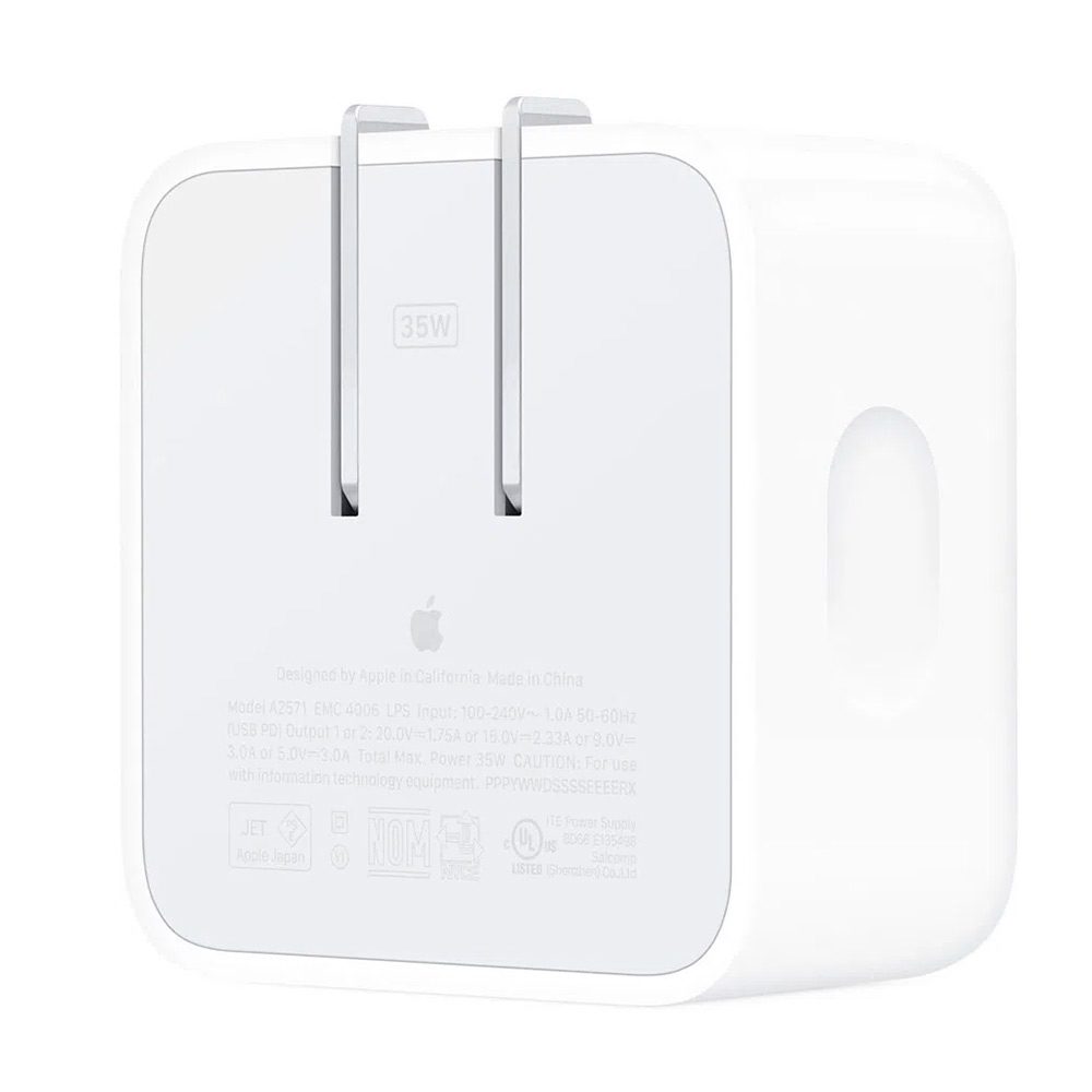 Apple adaptador de escritorio 35W carga rápida con doble puerto USB-C