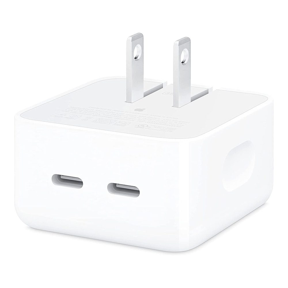 Bloque de cargador de pared USB, paquete de 2 unidades, enchufe de doble  puerto, adaptador de alimentación de ladrillo para Apple iPhone