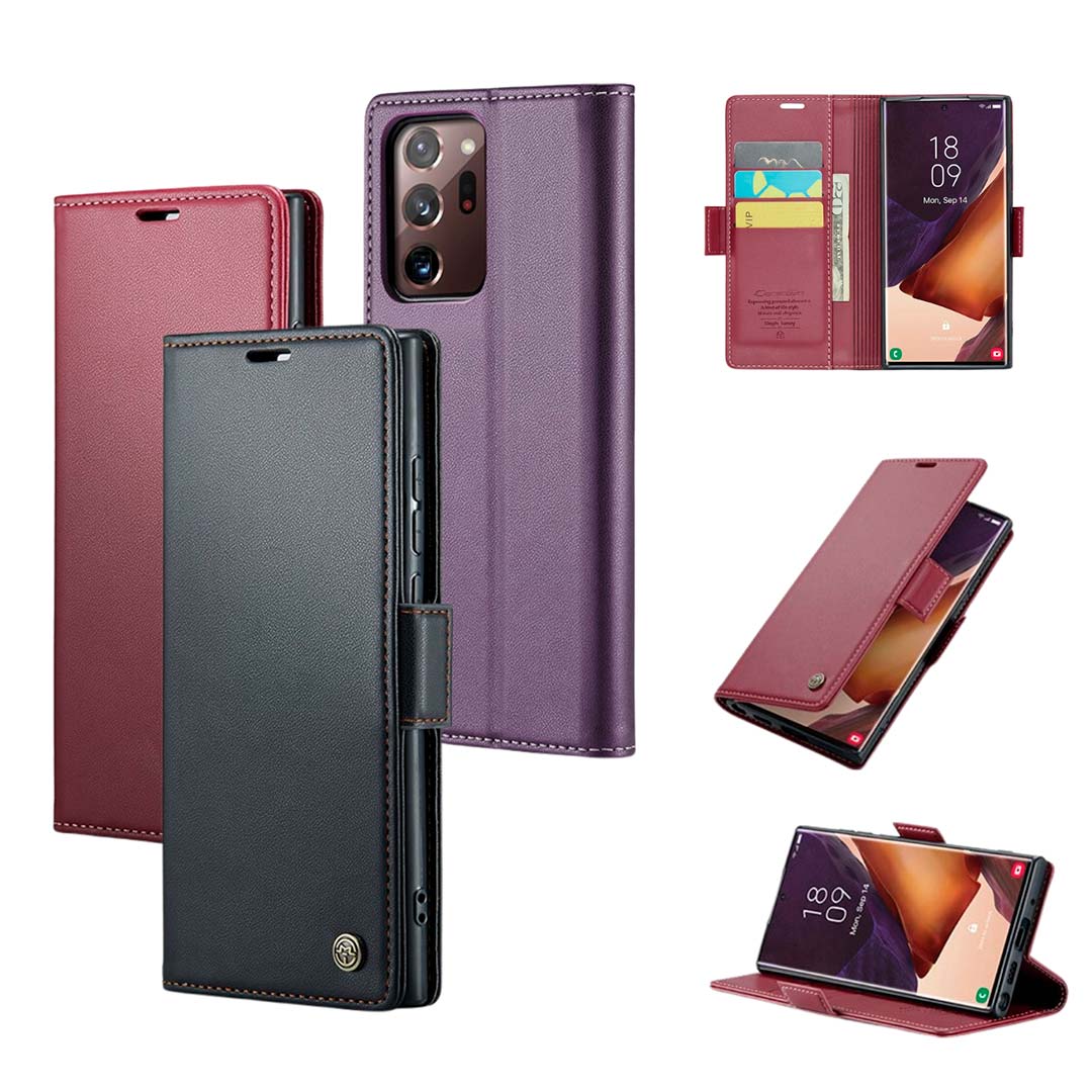 Funda para Galaxy Note 20 Ultra, Note 20 Ultra 5G, soporte de lujo para  tarjetas de crédito en efectivo, funda de piel sintética para Samsung  Galaxy