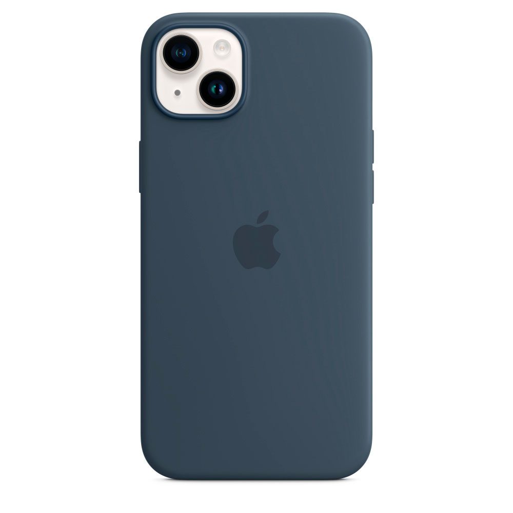 iPhone 15 Plus & 14 Plus - Protector silicone case, suave Apple con  magsafe, resistente a los golpes y caídas