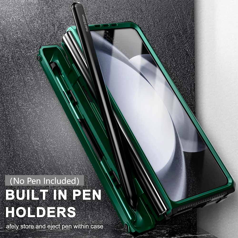 Funda para Samsung Z Fold 5 con S Pen, [Soporte para Bolígrafo