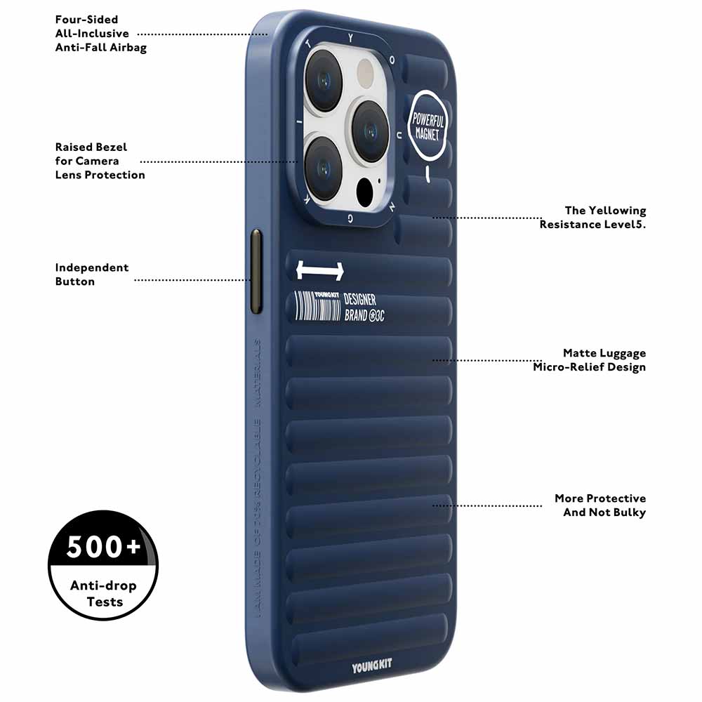 Apple iPhone 15 Plus Funda de silicona con MagSafe Azul