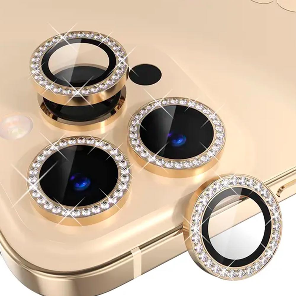 Protector de lente de cámara para iPhone 15 Pro Max/iPhone 15 Pro,  protector de lente de cámara de vidrio templado, anillo de lente de  aleación de