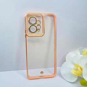Redmi Note 12 4G - Protector TPU transparente suave enchapada con cubierta de cámara serie mercurio