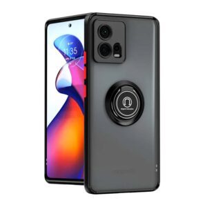 Motorola Edge 30 Fusion - Protector TPU + Soporte anillo giratorio serie xing