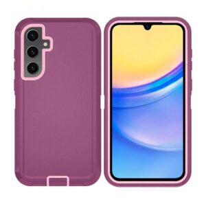 Samsung A15- Protector de 3 capas resistente a los golpes serie defender