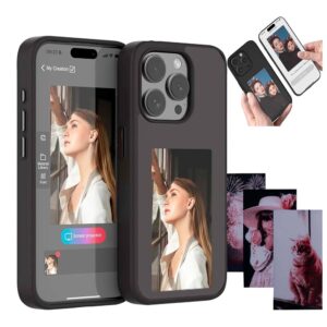 iPhone 15 Pro Max - Protector con pantalla inteligente NFC para fotos personalizadas