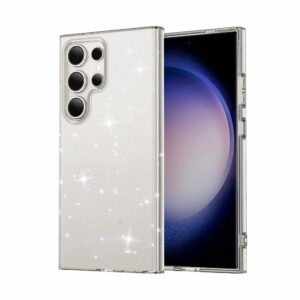 Samsung S23 Ultra - Protector transparente escarchado resistente a golpes, serie sirio