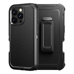 iPhone 16 Pro Max - Protector defender 3 capas + clip resistente a los golpes