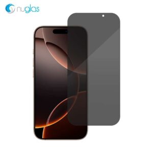 iPhone 16 Pro Max - Protector de pantalla vidrio templado mate privacidad 2.5D Nuglas
