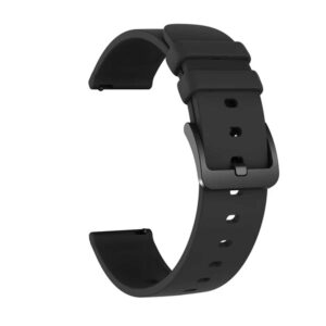 Colmi 22MM - Banda de silicona Strap, para reloj inteligente, negro