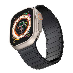 Apple Watch 42/44/45/49 MM - Correa de silicona con cierre magnético, serie silicon strap