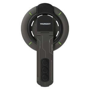 Youngkit - Soporte magnético más ring de doble cara con anillo de silicone