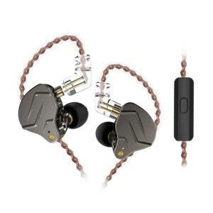 KZ ZSN PRO - Audífono intraaurales híbridos dinámicos con doble controlador y cable desmontable antienredos para músicos