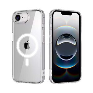 iPhone 16E - Protector transparente magsafe resistente a los golpes