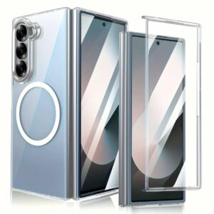 Samsung Z Fold 6 - Protector transparente magsafe resistente a los golpes
